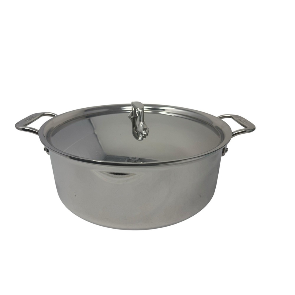All-Clad D3 3-Ply Stainless Steel Stockpot 6 Qt Induction Oven Broiler Safe 600F